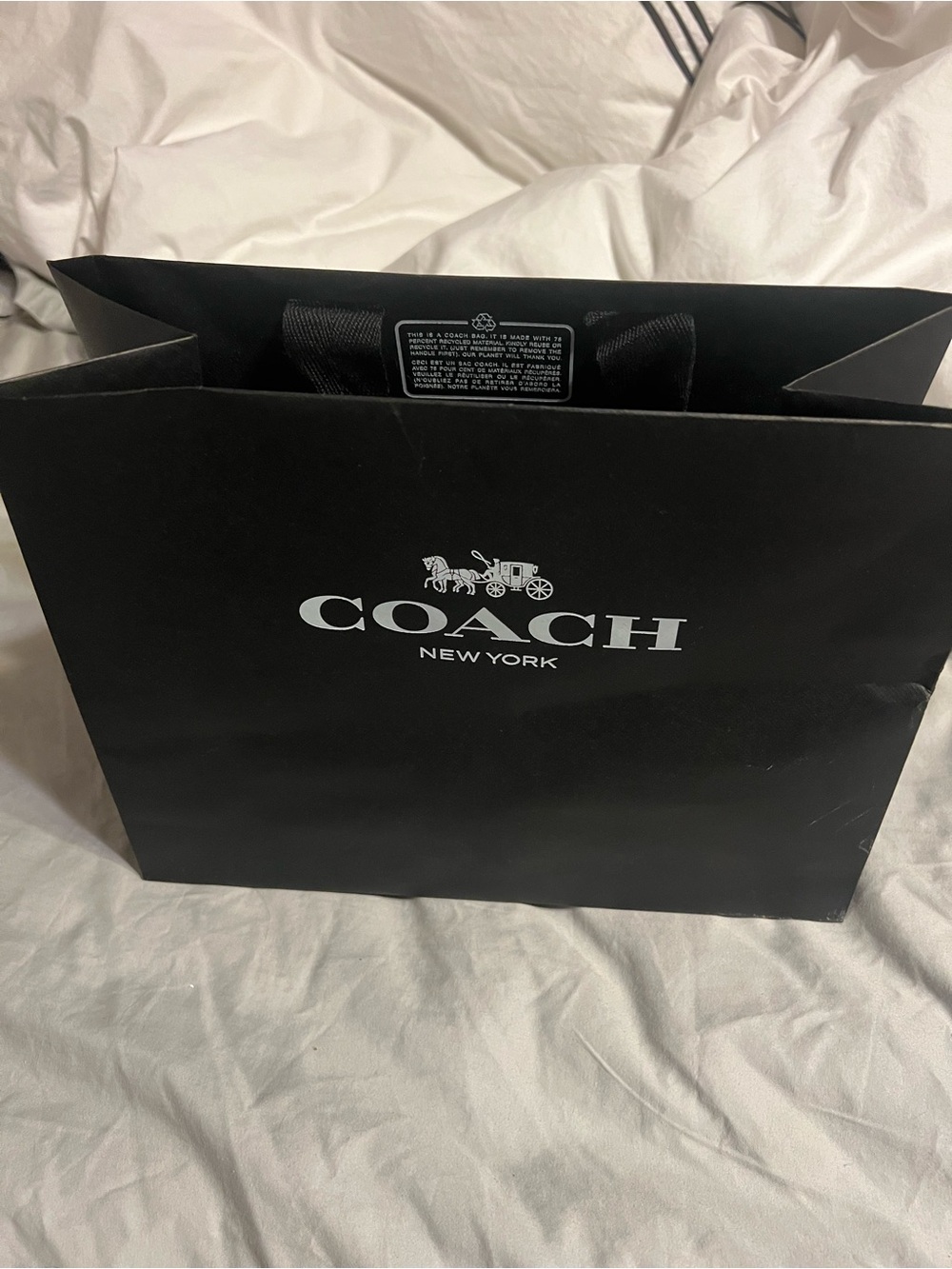 Coach shopping bag